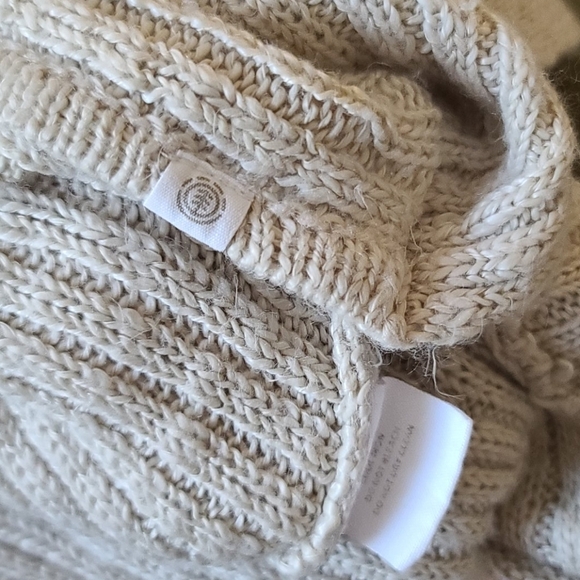 Element Open Cardigan Size Small Creme Knit - Picture 5 of 5